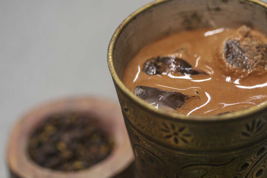 Cacao glacé, sumac & timur, une recette de Epices Shira